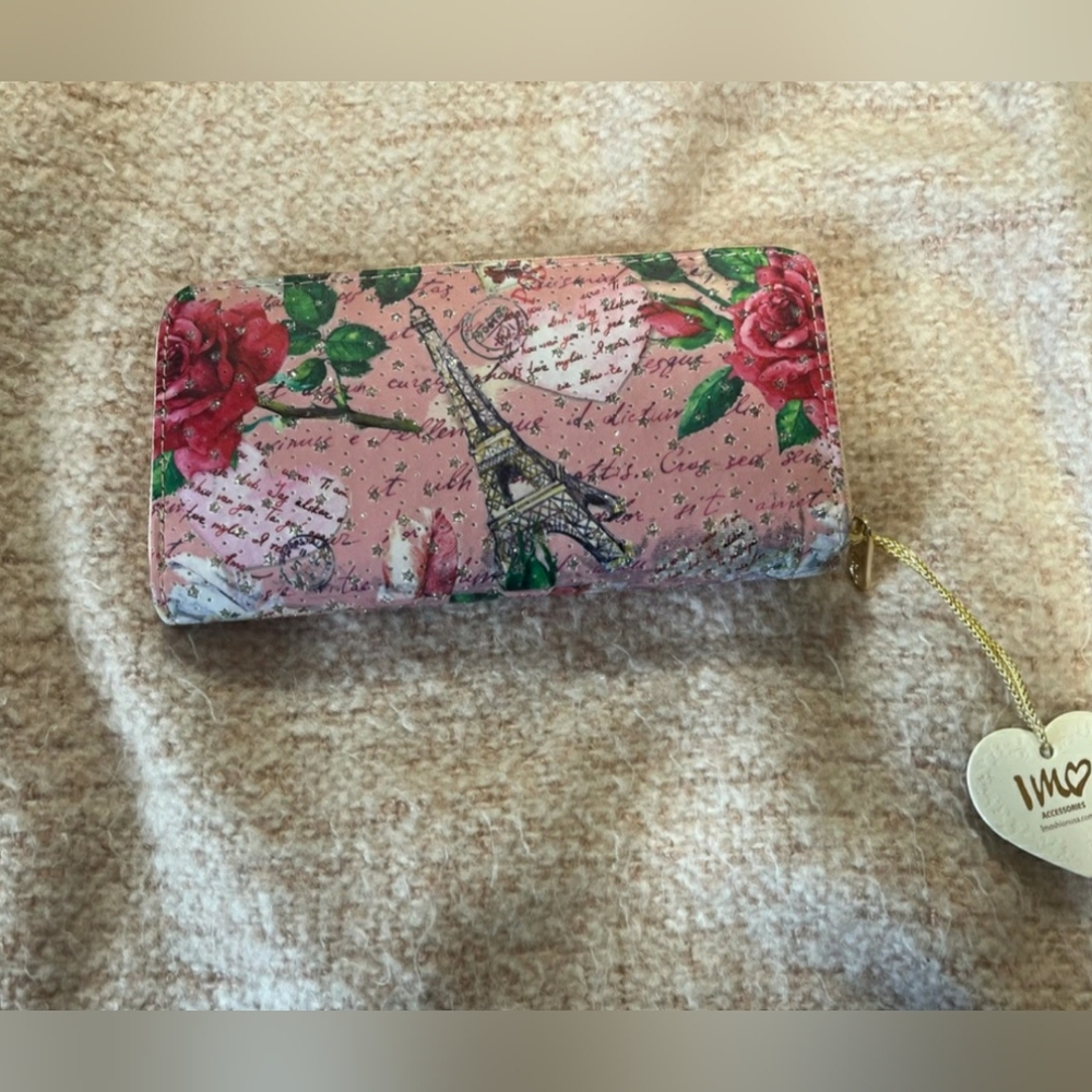 Roses / Paris - Eifffel Tower / Stars wallet - Picture 3 of 5